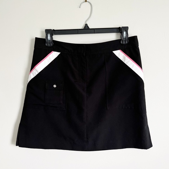 IZOD XFG Golf Skort Black Pink White Color Block Womens Size 2 - Picture 1 of 11